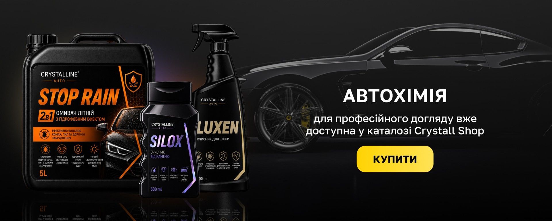 Автохімія для прибирання
