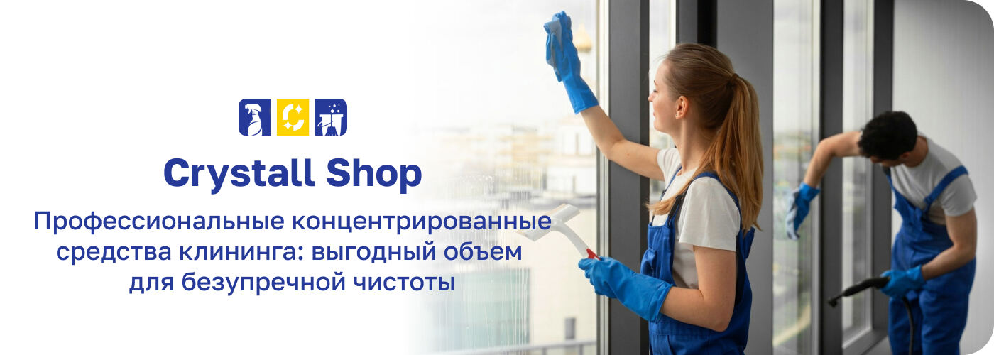 профессиональные моющие средства для клининга купить в кристал шоп