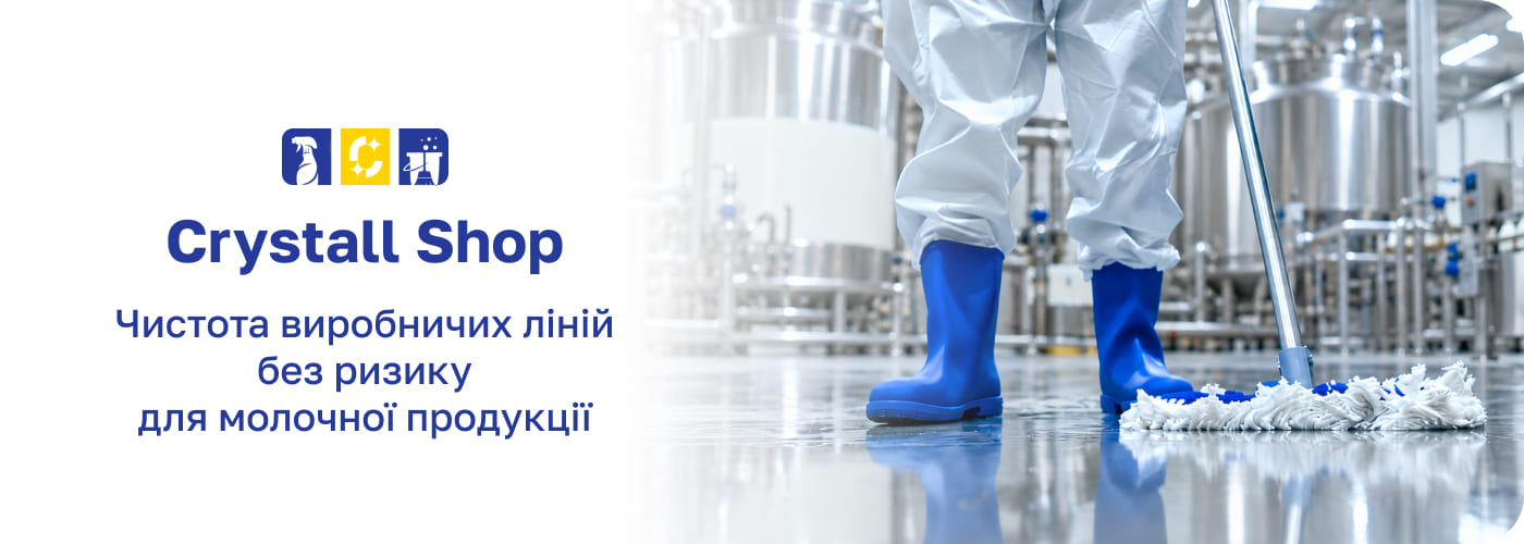 мийний засіб для молочної промисловості купити в Crystall.shop